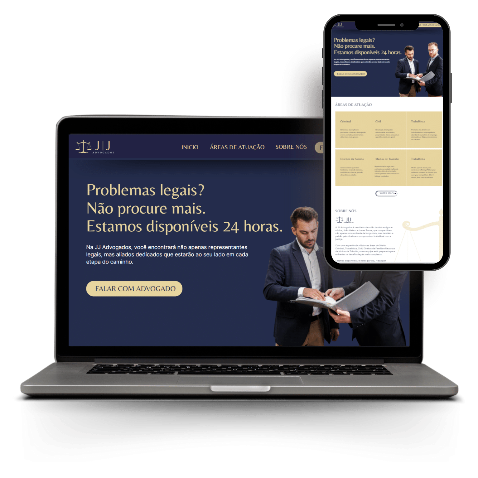 Site para advogados