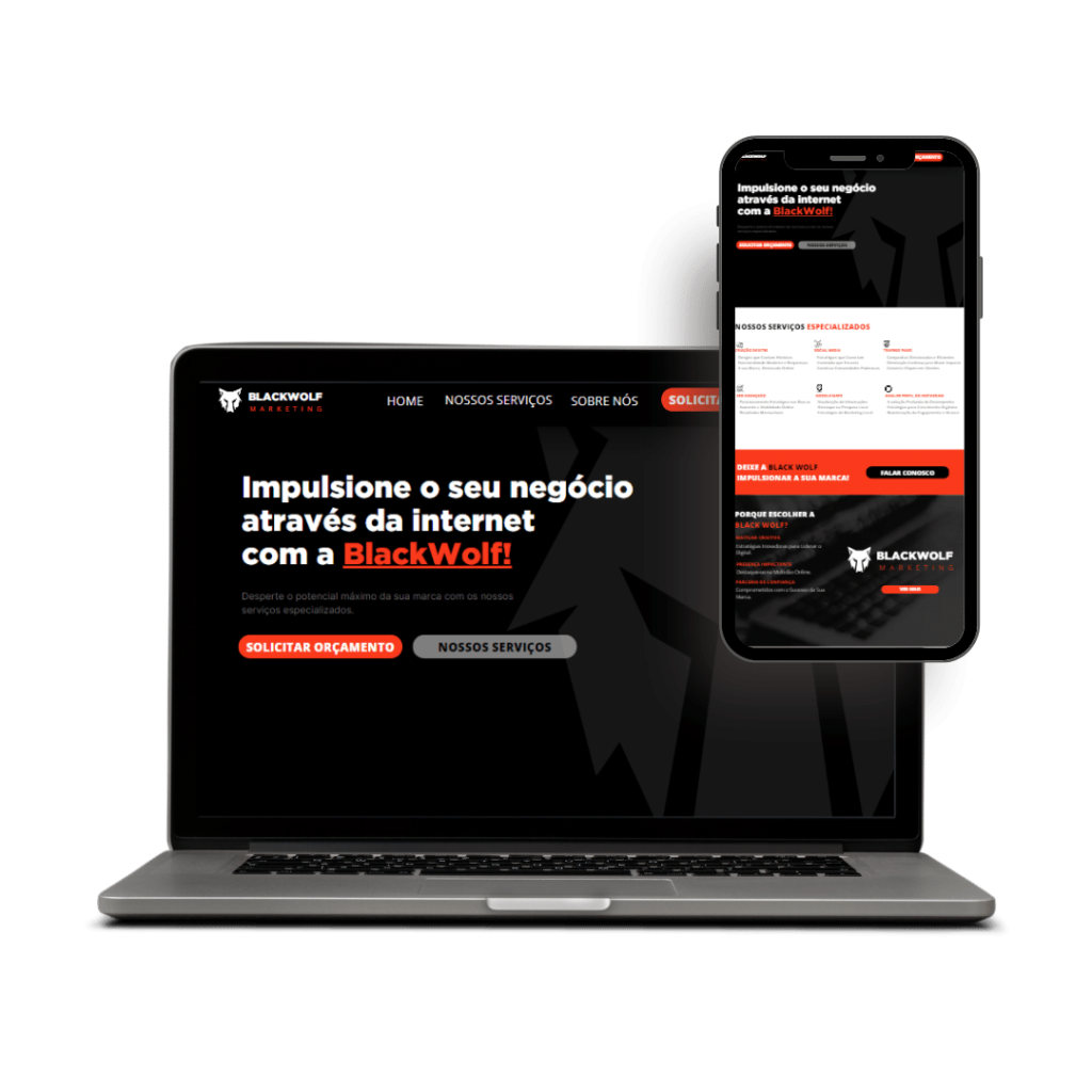 Possuimos grande experiencia na produção de sites otimizados para celulares, computadores e tablets